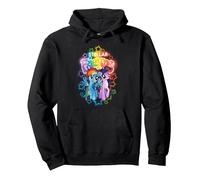 My Little Pony Stellar Friends Rainbow Dash Twilight Pullover Hoodie, Adult Unisex, Black, Medium