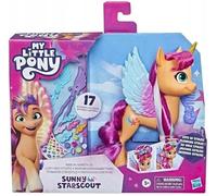My Little Pony: Make Your Mark Toy Ribbon Hairstyles Sunny Starscout - 15-cm Pony for Children and Hair Styling Accessories, Multicolor (F3873)