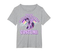 My Little Pony This is My Twilight Sparkle Halloween Costume T-Shirt, Women's Plus, Heather Grey, 3X