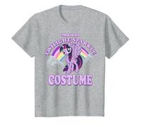 My Little Pony This is My Twilight Sparkle Halloween Costume T-Shirt, Youth, Heather Grey, Medium