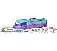 My Little Pony Toys Mini World Magic Mare Stream, Buildable Trailer Playset for Kids