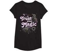 My Little Pony Trust Your Magic Celestial Ponies T-Shirt, Girls, Black, Large