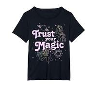 My Little Pony Trust Your Magic Celestial Ponies T-Shirt, Women's Plus, Black, 6X