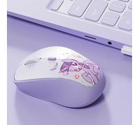 My Little Pony Twilight Sparkle Wireless Mouse - 4-Button Silent Click Mouse with 3 Adjustable DPI (1000/1200/1600), 2.4GHz Wireless for Windows/Mac - Compact & Ergonomic Design, Purple
