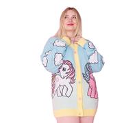 My Little Pony Unisex Adult Retro Oversized Cardigan3XL Light Blue TT118