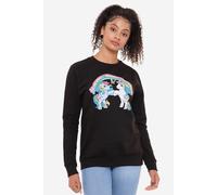 My Little Pony Women's Butterfly Arch Crew Sweatshirt Black | Size: Medium My Little Pony Black M