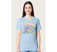 My Little Pony Women's Starshine & Co Resting In NatureRleaxed Fit T-Shirt in Light Blue | Size: 2XL My Little Pony Light Blue 2XL