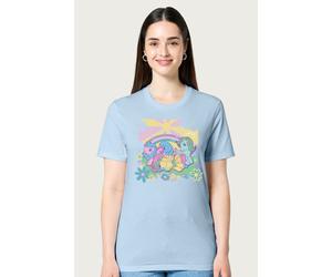 My Little Pony Women's Starshine & Co Resting In NatureRleaxed Fit T-Shirt in Light Blue | Size: Small My Little Pony Light Blue S