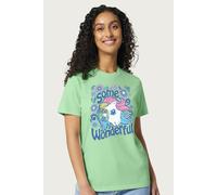 My Little Pony Women's Starshine Some Kind Of WonderfulRleaxed Fit T-Shirt in Mint | Size: Large My Little Pony Mint L