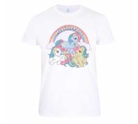 My Little Pony Women's Vintage T-Shirt in White | Size: 2XL My Little Pony White 2XL