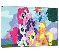My Little ponys Picture Paint Picture Reproduction Print On Framed Canvas Wall Art Home Decoration 12’’x 8’’inch(30x 20 cm) -18mm Depth