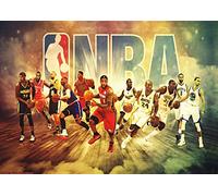 My Little Poster NBA Stars Legend Team Poster Office Bedroom Apartment Decor