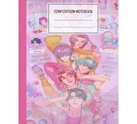 My Little Soda Pop Composition Notebook: Kawaii Pastel Aesthetic Journal with Cute Boys Anime Cover, Perfect for School, Writing, and Creative Notes