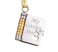 My Little Star Book Necklace, My Incredible Daughters Books Necklaces, Birthday Day Gift Graduation, OOpenable Pendant Adjustable, Carries Everlasting Love(MIX)
