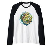 My Little World Full of Hobbies Raglan Baseball Tee
