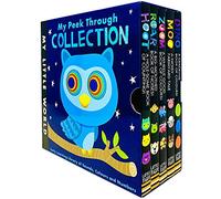 My Little World Peek Through Collection 5 Books Box Set Dino, Moo, Zoom, Roar, Hoot (Series 2)