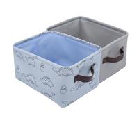 My Little Zone Baby Storage Bins - Baby Baskets For Storage (Blue Grey) 2 Pack
