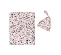 MY LITTLE ZONE - Newborn Receiving Set - Botanical Collection (Pink Botanical, Newborn)