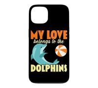 My Love Belongs To The Dolphin Sea Creature Marine Biology Case for iPhone 13