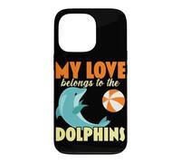 My Love Belongs To The Dolphin Sea Creature Marine Biology Case for iPhone 13 Pro