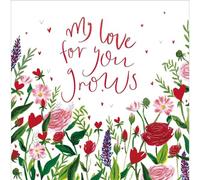 My Love Grows Love Blooms Wild Valentine's Day Artistic Greeting Card 520594
