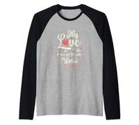 My Love is Too Real for This Fake World Raglan Baseball Tee