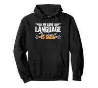My Love Language Is 5606 Aircraft Mechanic Pullover Hoodie