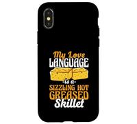 My Love Language Is A Hot Greased Skillet Cornbread Baker Case for iPhone X/XS