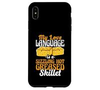 My Love Language Is A Hot Greased Skillet Cornbread Baker Case for iPhone XS Max