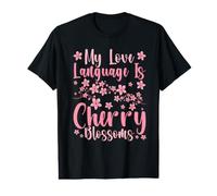 My Love Language is Cherry Blossoms Value Graphic T-Shirt