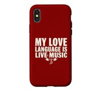 My Love Language Is Live Music Case for iPhone X/XS