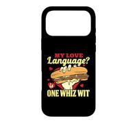 My Love Language Is One Whiz Wit Funny Philly Foodie Case for iPhone 17 Pro Max
