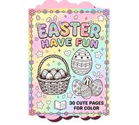 My lovely Easter Book | Perfect for Learning Colors and Fine Motor Skills | Cute Bunnies, Eggs, and Baskets Activity Book for Boys and Girls: Easy ... 30 Big & Bold Easter Holiday Designs to Color