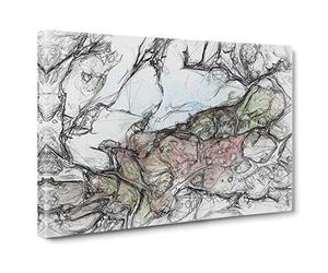 My Luck Canvas Print | Gallery Wrapped 30mm Frame Wall Art | 30x20 inches | Ready to Hang | Abstract Picture | Living Room Bedroom Lounge Office