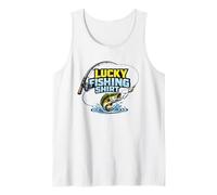 My Luck up Fishing Fisherman's Favorite Artwork Tank Top