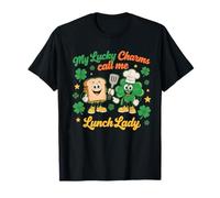 My Lucky Charms Call Me Lunch Lady Funny St Patrick’s Day T-Shirt