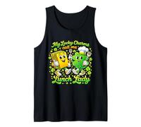My Lucky Charms Call Me Lunch Lady St Patricks Day Shamrock Tank Top