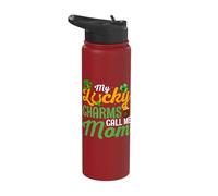 My Lucky Charms Call me Mom - St. Patrick's Day Stainless Steel Insulated Water Bottle