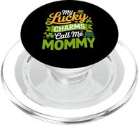 My Lucky Charms Call Me Mommy Irish Mom St. Patrick's Day PopSockets PopGrip for MagSafe