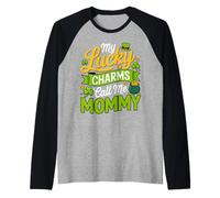 My Lucky Charms Call Me Mommy Irish Mom St. Patrick's Day Raglan Baseball Tee