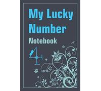 My Lucky Number 4 NoteBook: Notebook with fond florale : 120 pages Notebook, You Will Find Blank Pages And Others With A Line Plot.