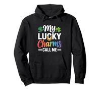 My Lucky Shamrock Charms Call Me Funny Irish Holiday Pullover Hoodie