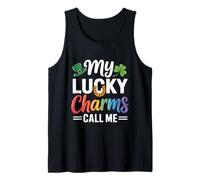 My Lucky Shamrock Charms Call Me Funny Irish Holiday Tank Top