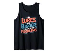 My Lures are Bigger Than Yours Summer Saltwater Fishing Tank Top