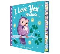 My Luxe Little Library: I Love You Because… A Collectable Gift Book for Toddlers and New Babies, with Painted Edges and Eco Glitter - Perfect for Celebrating Family Love!