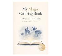 My Magic Coloring Book - 15 Classic Stories Inside: Color Your Own Adventures (Color, Learn & Bond - Creating Learning Moments Between Parents and Children)