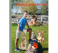 MY MAGICAL DAYS IN PHOTTARIA: Luxury Hardcover Kids Memory Journal and Scrapbook Full Color Pastel Activity Book for Drawing Photos and Pressed Leaves Cute Donkey Childhood Keepsake Diary