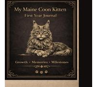 My Maine Coon Kitten First Year Journal: Track Growth, Memories, Milestones & Paw Prints of Your Gentle Giant