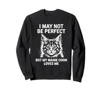 My Maine Coon Loves Me Funny Gentle Giant Cat Mom Sweatshirt