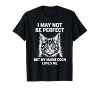 My Maine Coon Loves Me Funny Gentle Giant Cat Mom T-Shirt